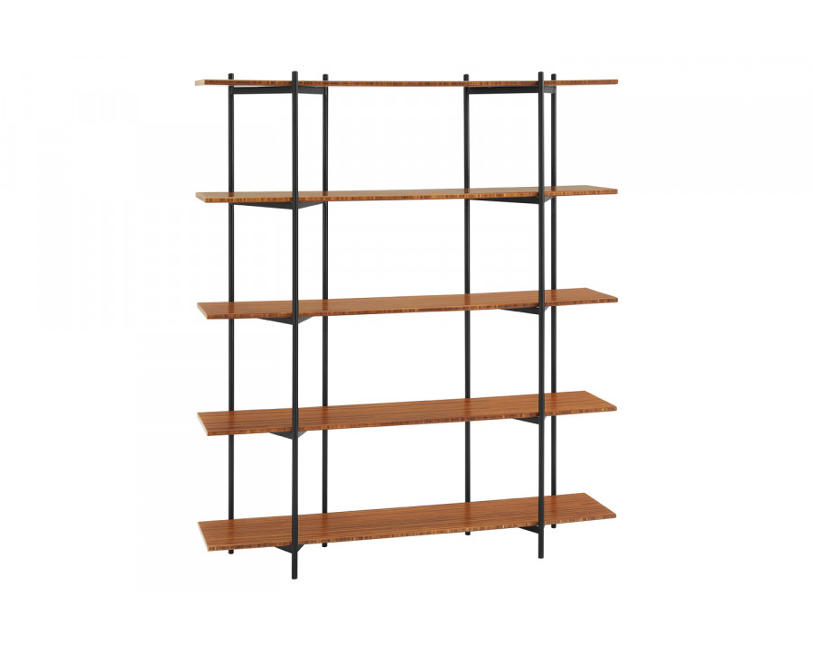 Greenington - Studio Plus Metal Shelf in Amber, Solid Moso Bamboo/Metal