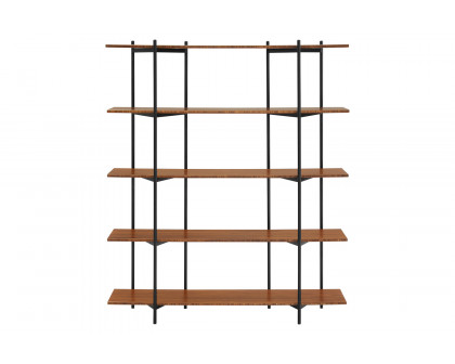 Greenington - Studio Plus Metal Shelf in Amber, Solid Moso Bamboo/Metal