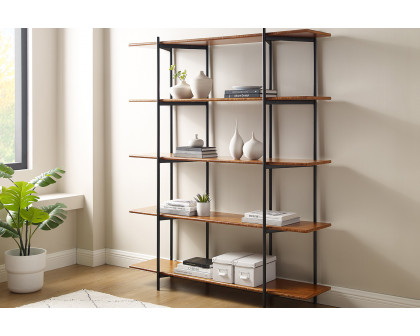 Greenington - Studio Plus Metal Shelf in Amber, Solid Moso Bamboo/Metal