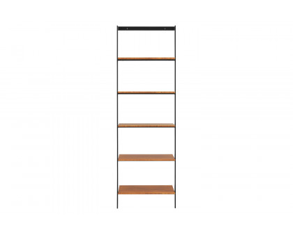 Greenington - Studio Plus Leaning Shelf in Amber, Solid Moso Bamboo/Metal