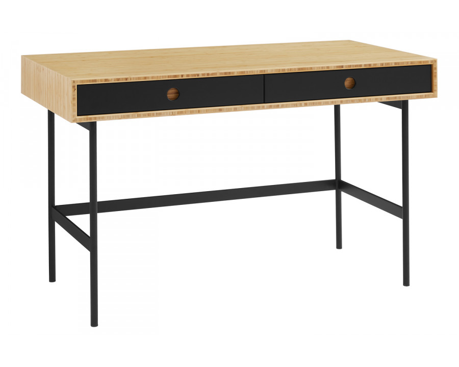 Greenington - Santa Cruz Desk in Wheat, Solid Moso Bamboo/Metal