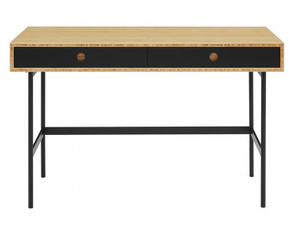 Greenington - Santa Cruz Desk in Wheat, Solid Moso Bamboo/Metal