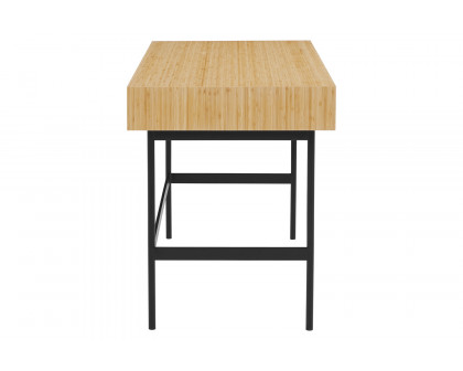 Greenington - Santa Cruz Desk in Wheat, Solid Moso Bamboo/Metal