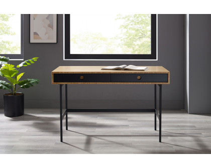 Greenington - Santa Cruz Desk in Wheat, Solid Moso Bamboo/Metal