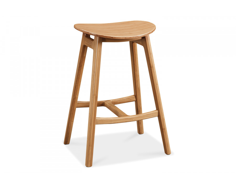 Greenington - Skol Counter Height Stool Set of 2 in Caramelized, Bamboo