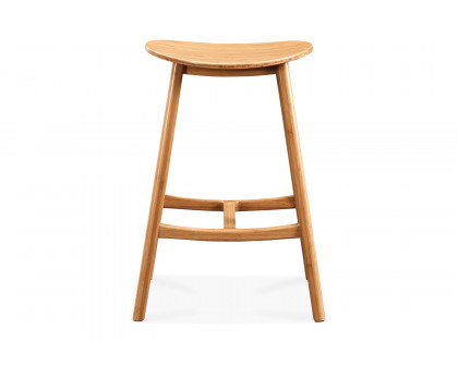 Greenington - Skol Counter Height Stool Set of 2 in Caramelized, Bamboo