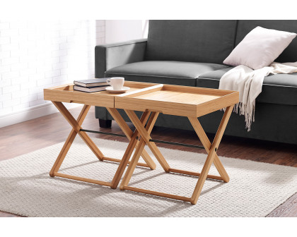 Greenington - Teline Tray Table in Caramelized, Bamboo