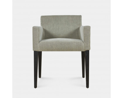 Harbour Altitude Dining Chair - Oak Brown, Harbour Belgian Linen Black