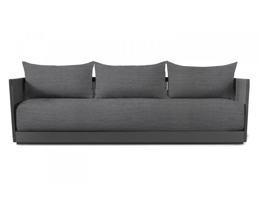 Harbour Antigua 3 Seat Sofa - Aluminum Asteroid, Lisos Piedra