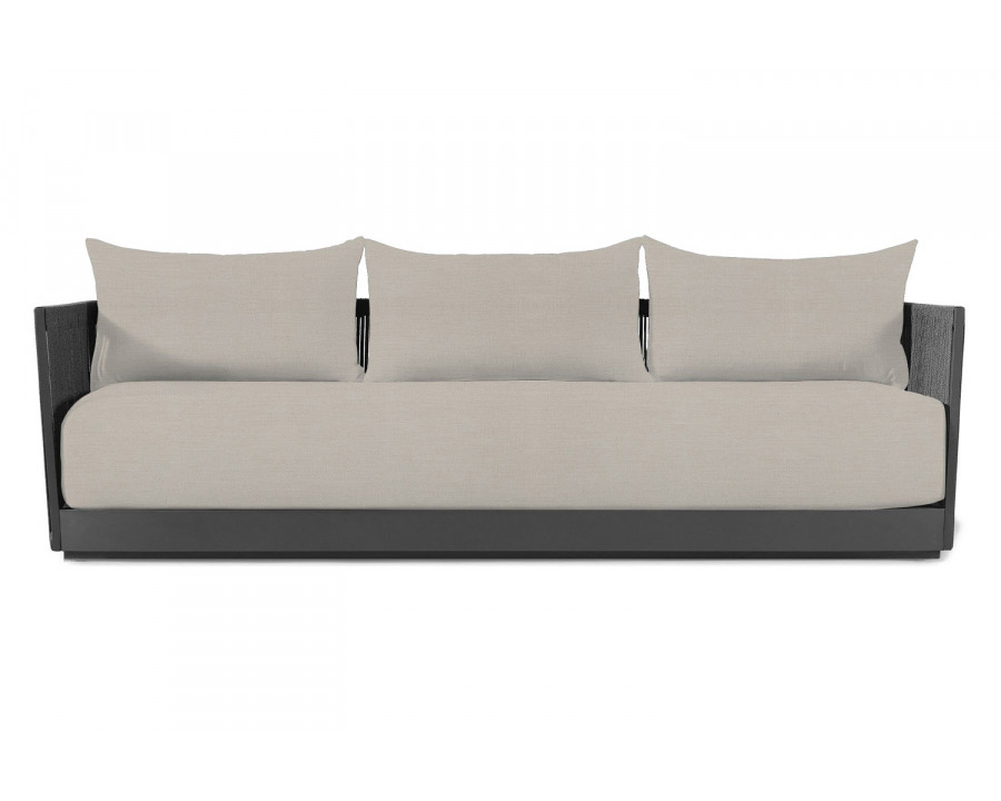 Harbour Antigua 3 Seat Sofa - Aluminum Asteroid, Panama Marble