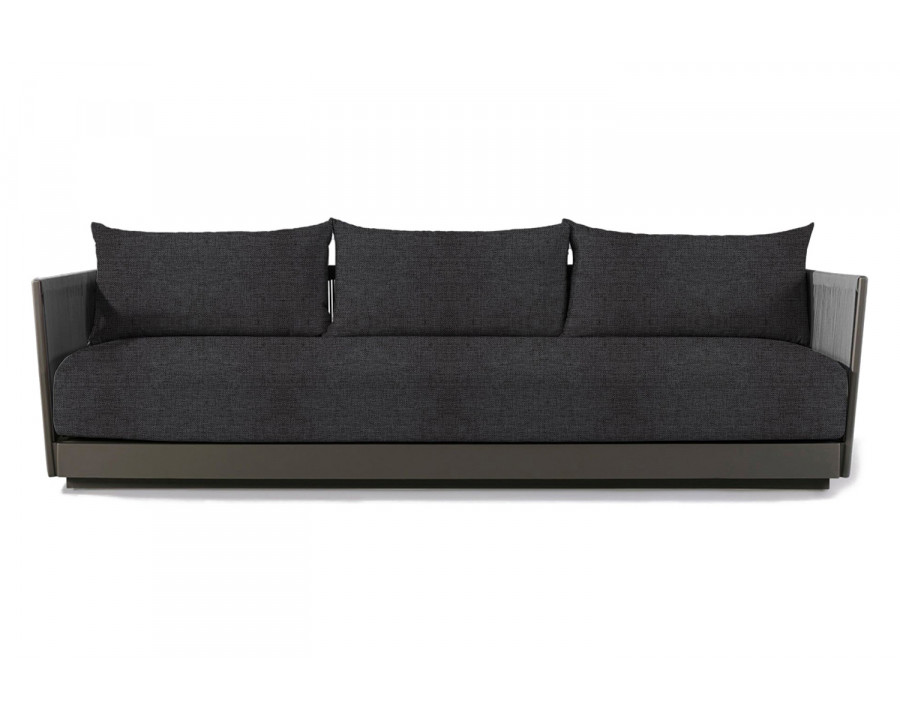 Harbour Antigua 3 Seat Sofa - Aluminum Taupe, Copacabana Midnight