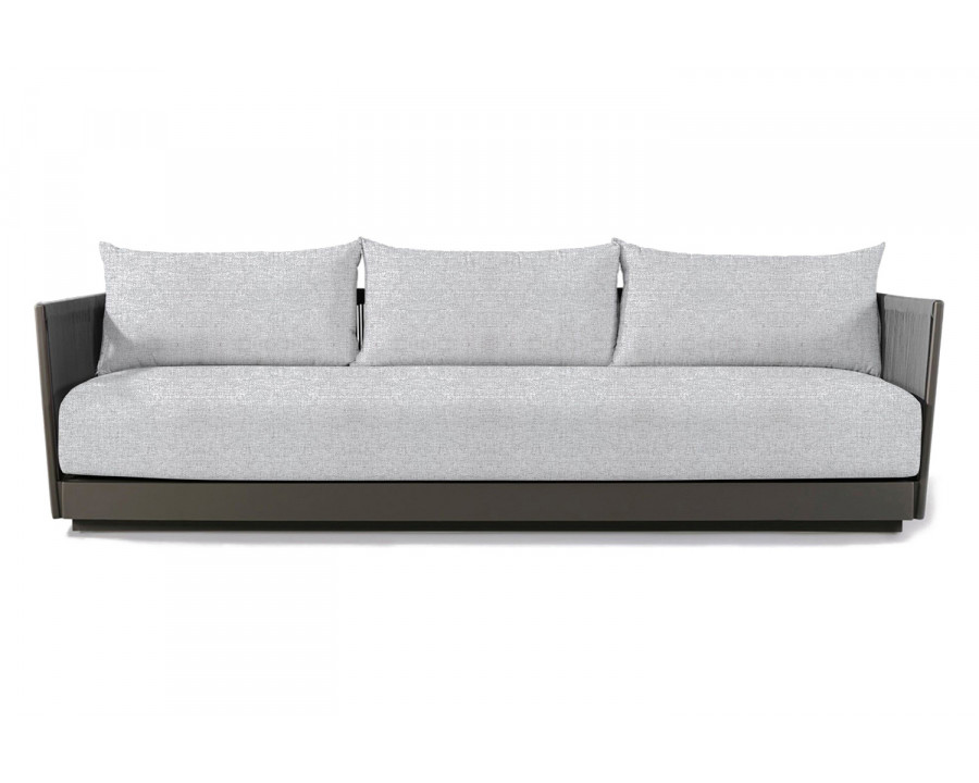 Harbour Antigua 3 Seat Sofa - Aluminum Taupe, Copacabana Sand