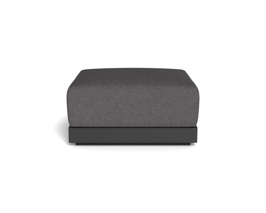 Harbour Antigua Ottoman - Aluminum Asteroid, Riviera Slate