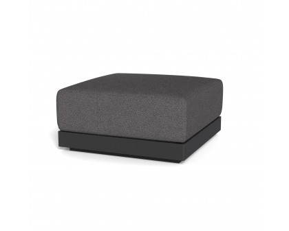 Harbour Antigua Ottoman - Aluminum Asteroid, Riviera Slate