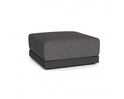 Harbour Antigua Ottoman - Aluminum Asteroid, Riviera Slate