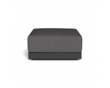 Harbour Antigua Ottoman - Aluminum Asteroid, Riviera Slate