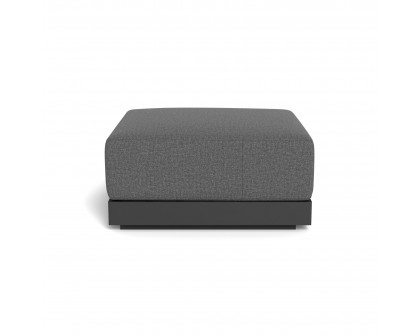 Harbour Antigua Ottoman - Aluminum Asteroid, Siesta Slate