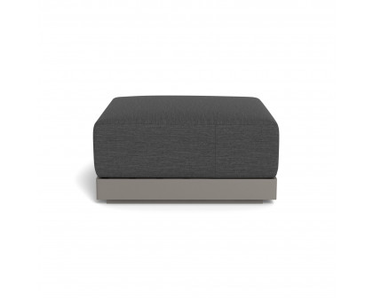 Harbour Antigua Ottoman - Aluminum Taupe, Lisos Grafito