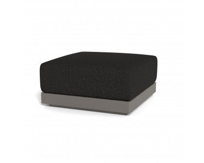 Harbour Antigua Ottoman - Aluminum Taupe, Copacabana Midnight