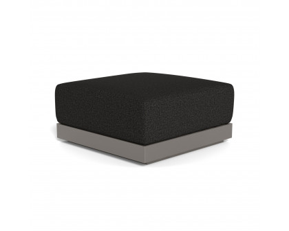 Harbour Antigua Ottoman - Aluminum Taupe, Copacabana Midnight