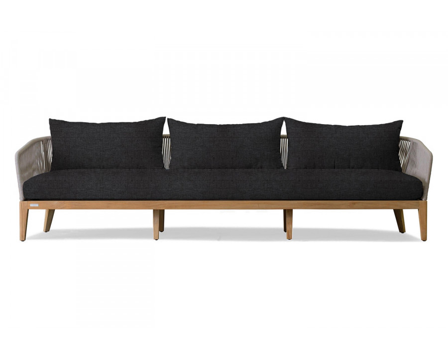 Harbour Avalon 3 Seat Sofa - Teak Natural, Copacabana Midnight