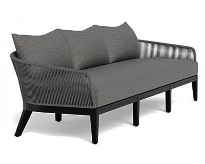 Harbour Avalon 3 Seat Sofa - Teak Natural, Copacabana Midnight