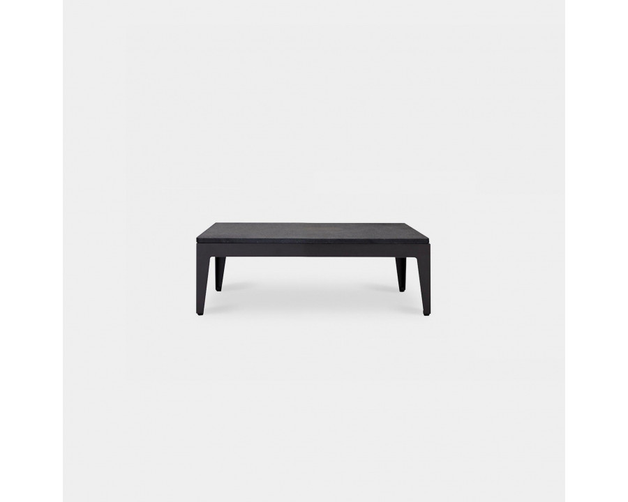 Harbour Balmoral Side Table - Aluminum Asteroid, Granite Black