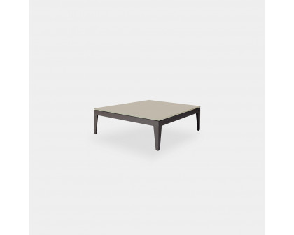 Harbour Balmoral Side Table - Aluminum Asteroid, Granite Black