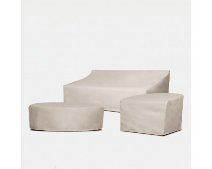 Harbour Barcelona 3 Seat Sofa - Weather Cover, Surlast Sand