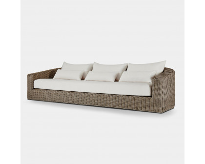 Harbour Barcelona 3 Seat Sofa - Wicker Gray, Lisos Grafito