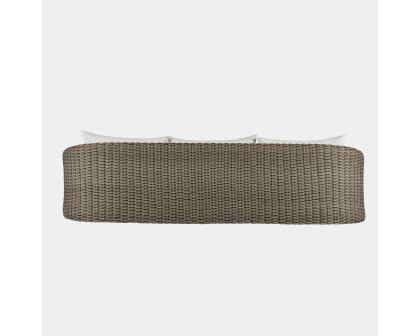 Harbour Barcelona 3 Seat Sofa - Wicker Gray, Lisos Grafito