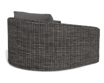 Harbour Barcelona Lounge Chair - Wicker Gray, Lisos Grafito