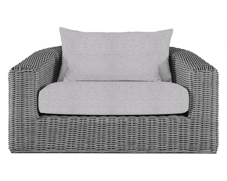 Harbour Barcelona Lounge Chair - Wicker Gray, Copacabana Sand