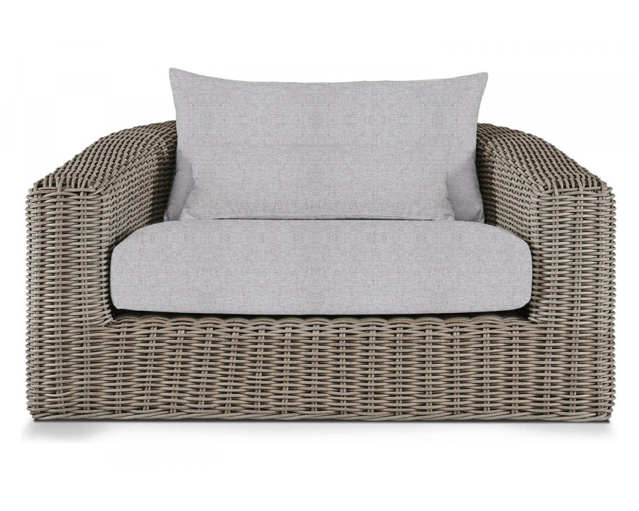 Harbour Barcelona Lounge Chair - Wicker Taupe, Copacabana Sand