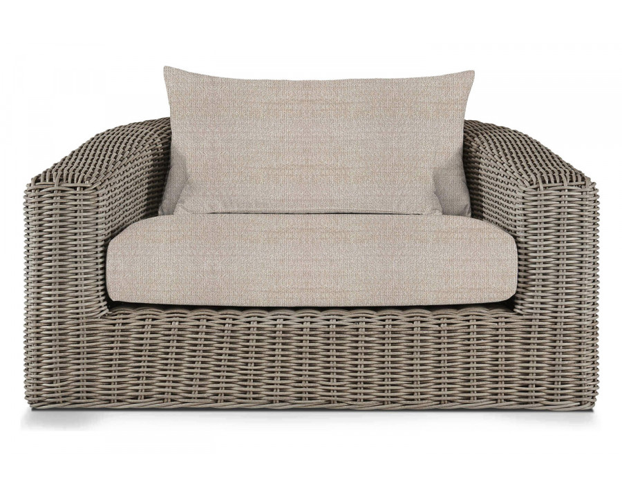 Harbour Barcelona Lounge Chair - Wicker Taupe, Siesta Taupe