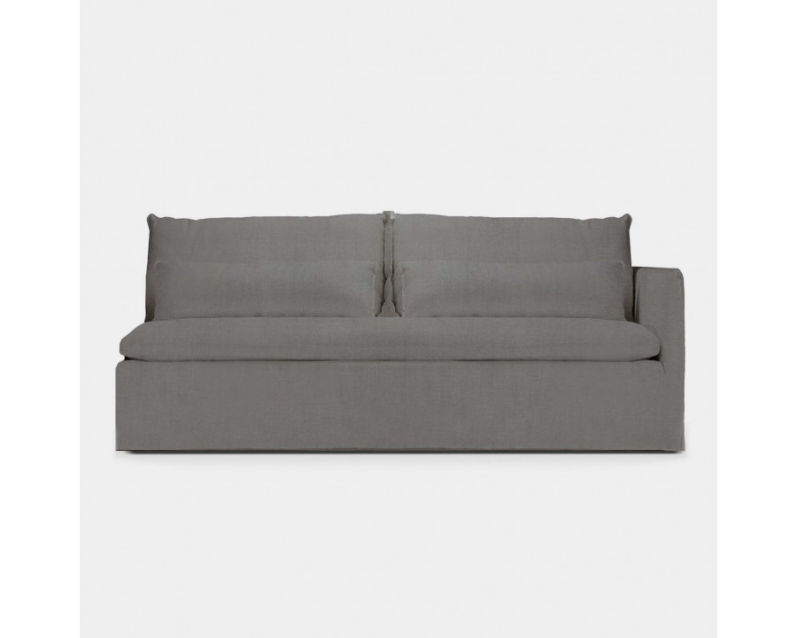 Harbour Bondi 2 Seat 1 Arm Sofa Right - Harbour Belgian Linen Black