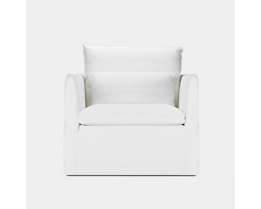 Harbour Bondi Lounge Chair - Harbour Belgian Linen Black