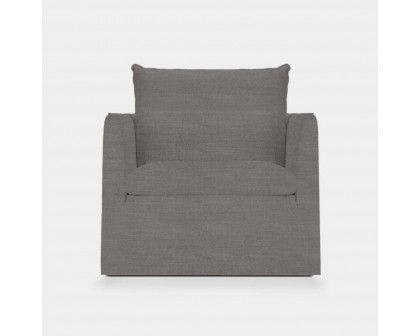 Harbour Bondi Lounge Chair - Harbour Belgian Linen Black