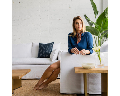 Harbour Bondi Lounge Chair - Harbour Belgian Linen Mushroom