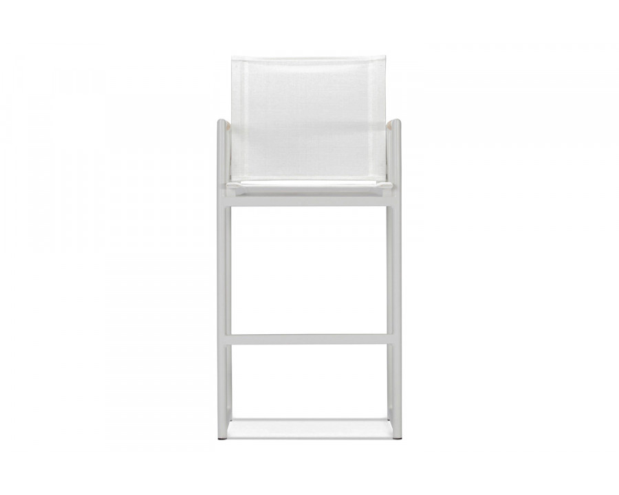 Harbour Breeze Counter Stool - Aluminum White