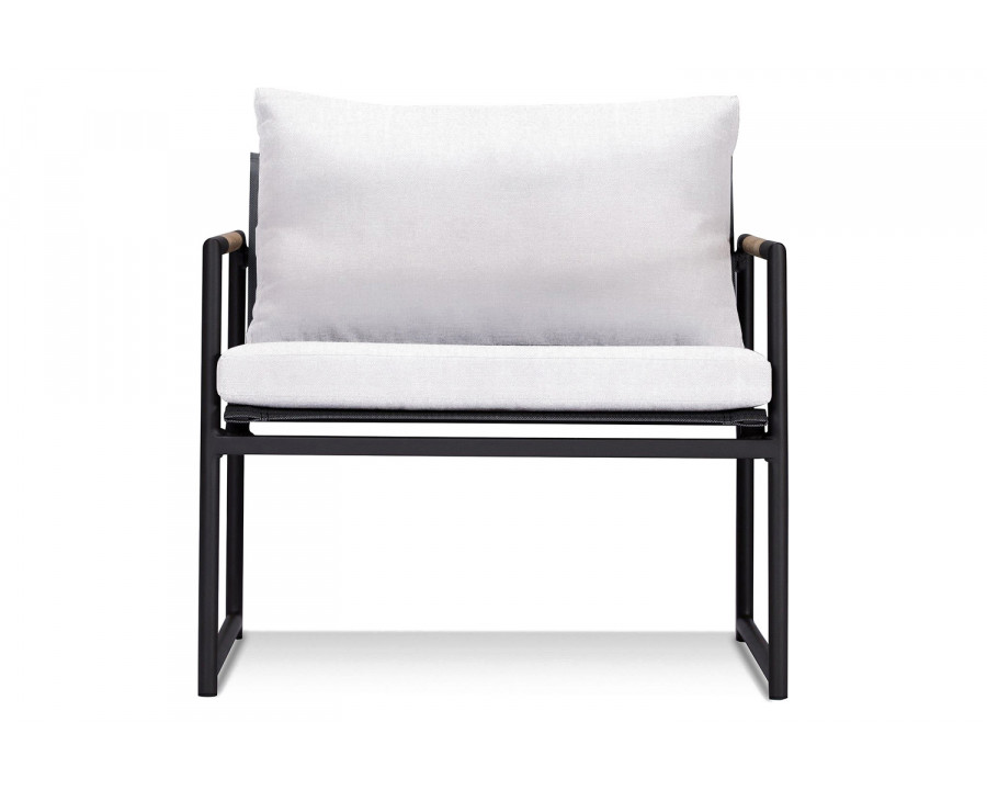 Harbour Breeze Lounge Chair - Aluminum Asteroid, Panama Blanco