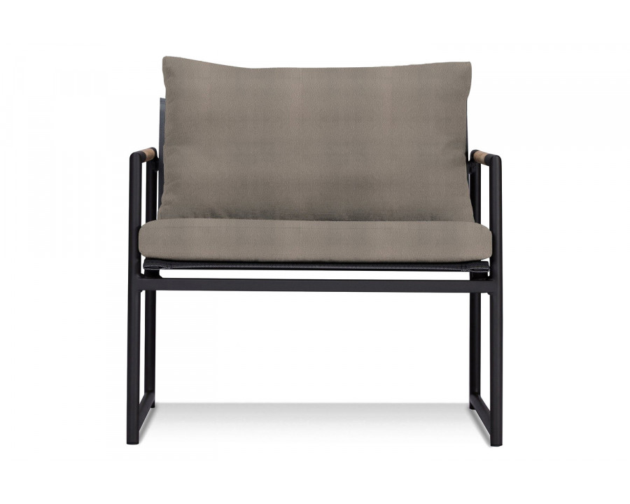 Harbour Breeze Lounge Chair - Aluminum Asteroid, Riviera Stone