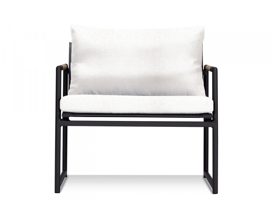 Harbour Breeze Lounge Chair - Aluminum Asteroid, Siesta Ivory