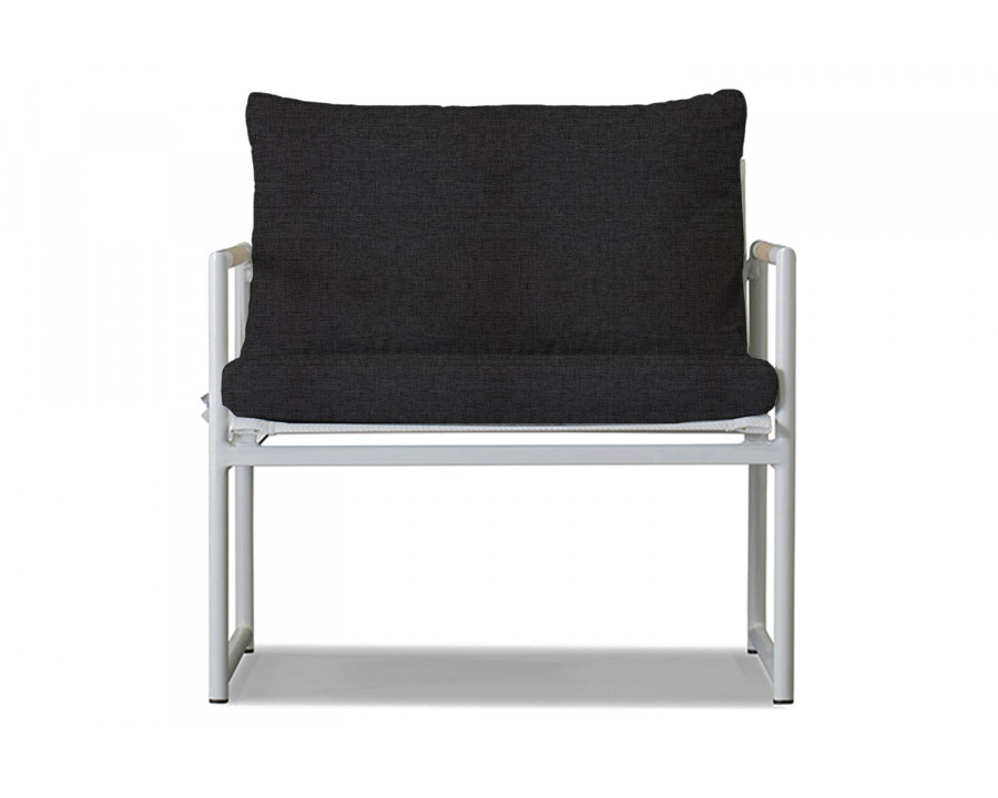 Harbour Breeze Lounge Chair - Aluminum White, Copacabana Midnight