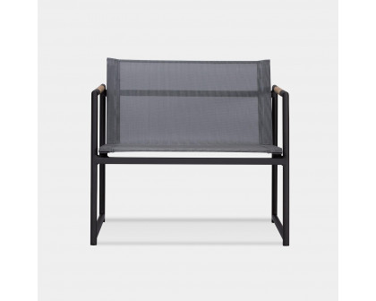 Harbour Breeze Lounge Chair - Aluminum White, Siesta Indigo, Batyline White