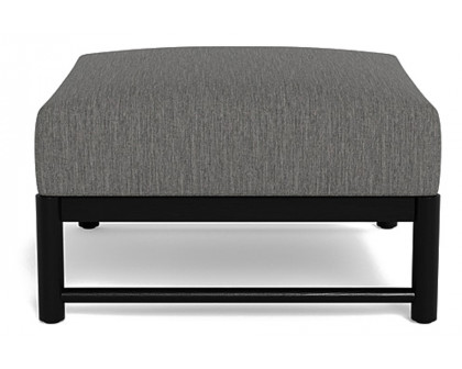 Harbour Breeze Xl Teak Ottoman - Teak Natural, Copacabana Midnight