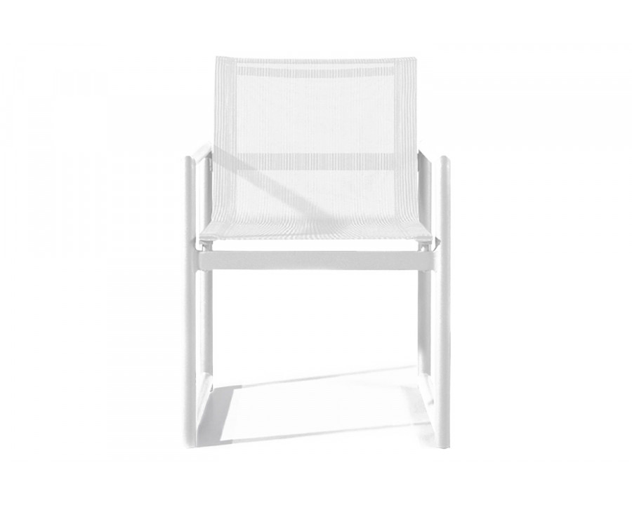 Harbour Breeze Xl Dining Chair - Aluminum White