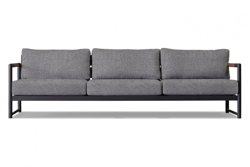 Harbour™ Breeze Xl 3 Seat Sofa - Aluminum Asteroid, Cast Slate