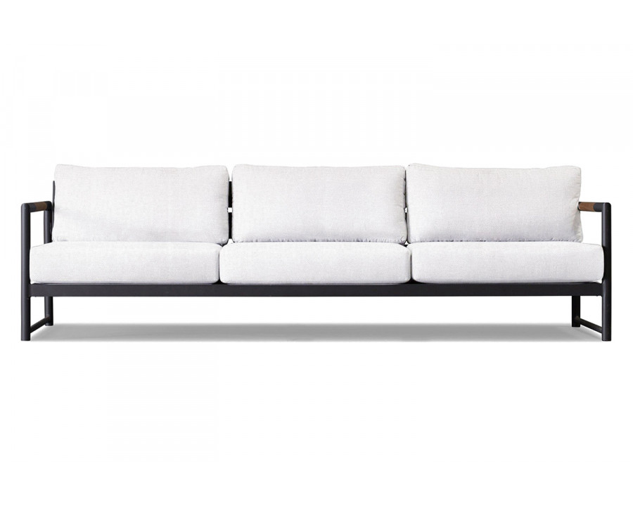 Harbour Breeze Xl 3 Seat Sofa - Aluminum Asteroid, Panama Blanco