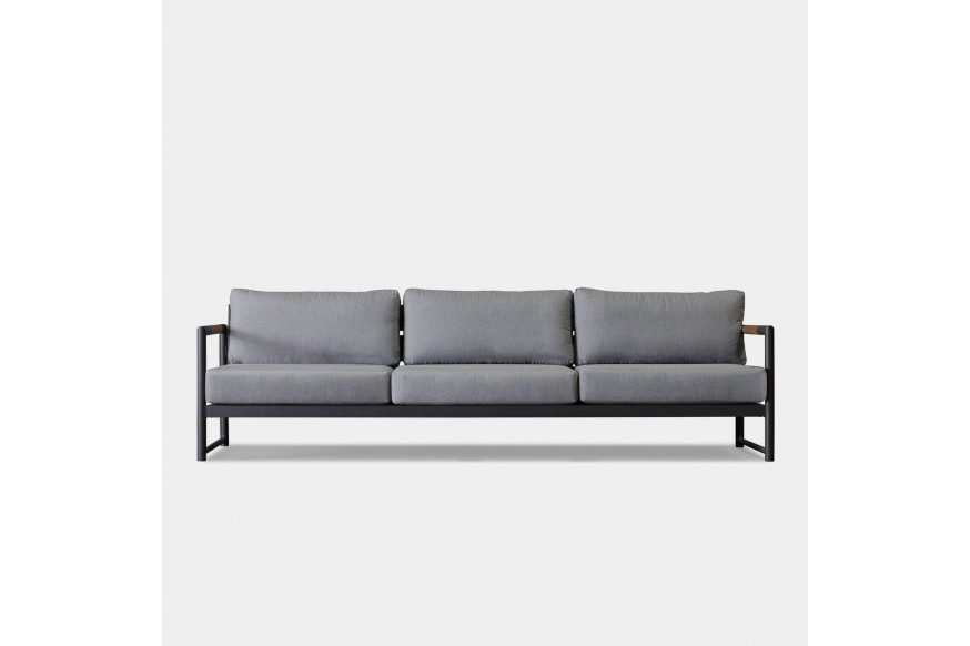 Harbour™ Breeze Xl 3 Seat Sofa - Aluminum Asteroid, Siesta Indigo